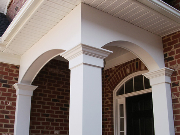 Non-tapered Craftsman Column with a built up capital