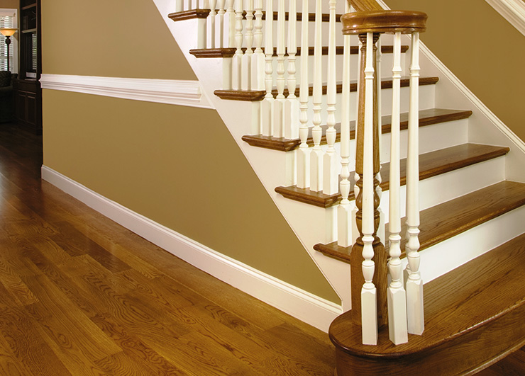 Stair parts with a classic look